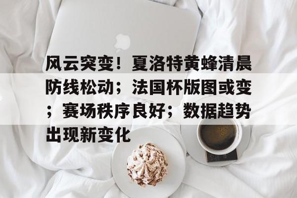 kaiyun 开云体育-风云突变！夏洛特黄蜂清晨防线松动；法国杯版图或变；赛场秩序良好；数据趋势出现新变化